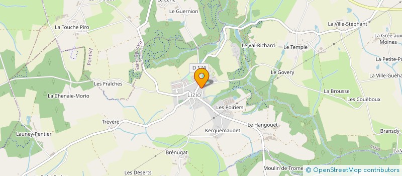 localisation de l'entreprise ASSOCIATION LOISIRS QUILY VAL D'OUST  VAL D'OUST