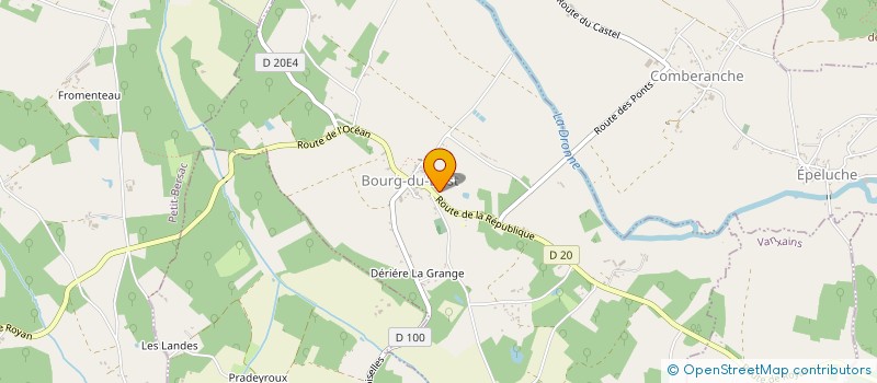 localisation de l'entreprise ASSOCIATION LOISIRS SPORTS CULTURE  BOURG-DU-BOST