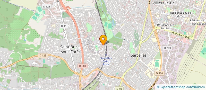 localisation de l'entreprise ASSOCIATION LONGPRES  SAINT-BRICE-SOUS-FORET