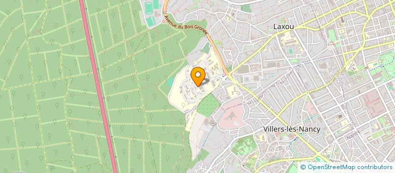 localisation de l'entreprise ASSOCIATION LORRAINE DES INTERNES EN PSYCHIATRIE   -  A.L.I.PSY  LAXOU