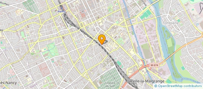 localisation de l'entreprise ASSOCIATION LORRAINE DES MUSIQUES ACTIVES  NANCY