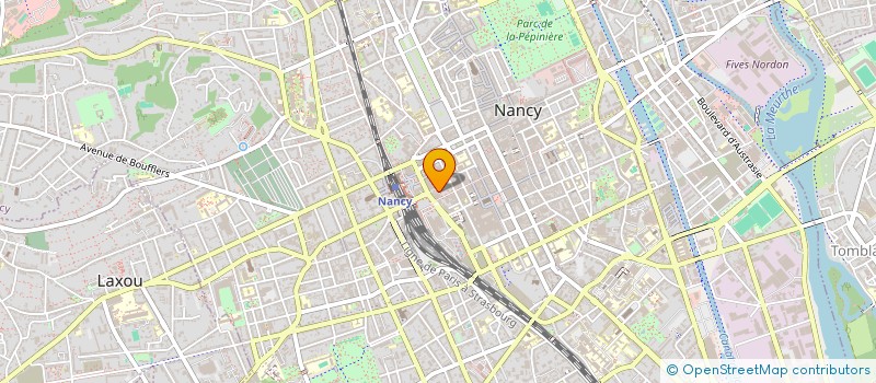 localisation de l'entreprise ASSOCIATION LORRAINE POUR LES VOYAGES à NANCY