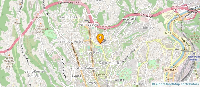 localisation de l'entreprise ASSOCIATION LOU GRAVIER à NICE