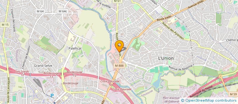 localisation de l'entreprise ASSOCIATION LOUBAVITCH DE L'UNION à L'UNION