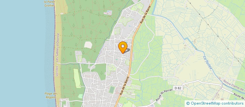 localisation de l'entreprise ASSOCIATION LOUDANSE EVEN'  NOTRE-DAME-DE-MONTS