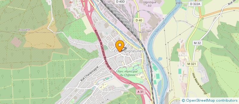 localisation de l'entreprise ASSOCIATION LOUIS BEAULIEU  CHAMPIGNEULLES