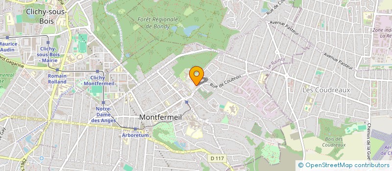 localisation de l'entreprise ASSOCIATION LOUIS GERMAIN à MONTFERMEIL