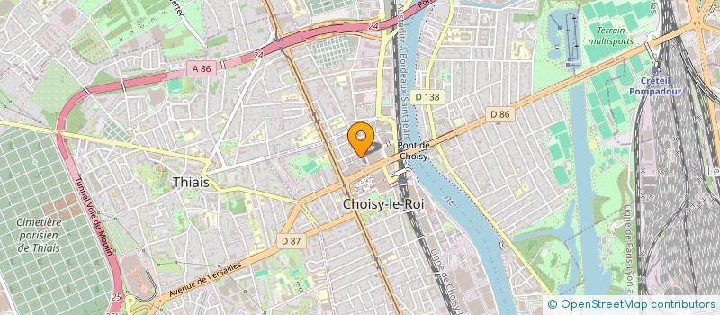 localisation de l'entreprise ASSOCIATION LOUIS LUC POUR L'HISTOIRE ET LA MEMOIRE DE CHOISY LE ROI à CHOISY-LE-ROI