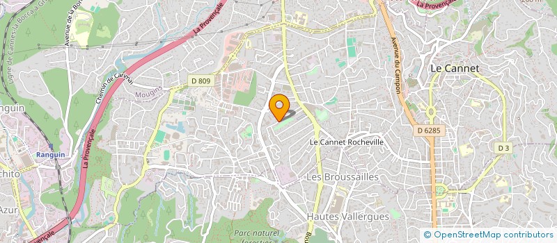 localisation de l'entreprise ASSOCIATION LOUIS PASTOUR à LE CANNET
