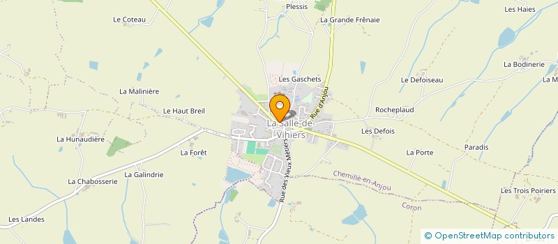 localisation de l'entreprise ASSOCIATION LOUISE BELLANGER OGEC COLLEGE-LYCEE NOTRE-DAME à CHEMILLE-EN-ANJOU