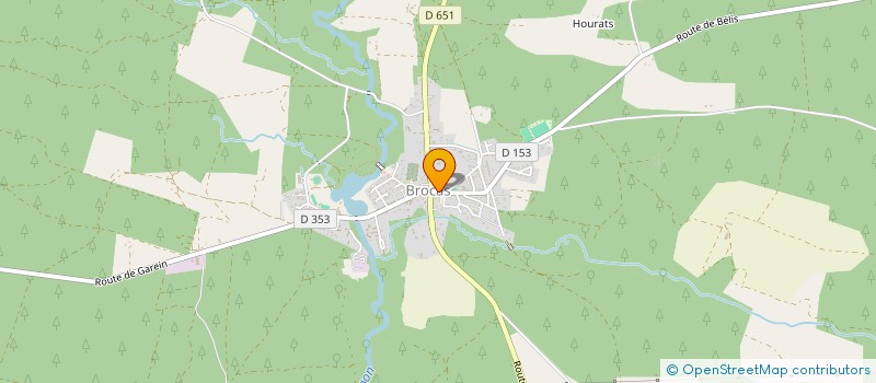 localisation de l'entreprise ASSOCIATION LOUS TICS  BROCAS