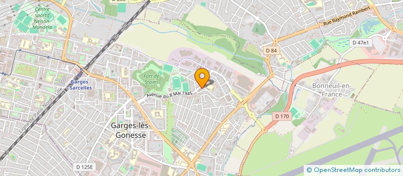 localisation de l'entreprise ASSOCIATION LOVE (LOCATAIRES OSICA VIVRE ENSEMBLE) DE GARGES  GARGES LES GONESSE