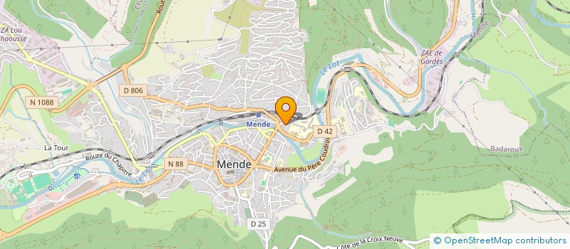 localisation de l'entreprise ASSOCIATION LOZERE SPORTS à MENDE
