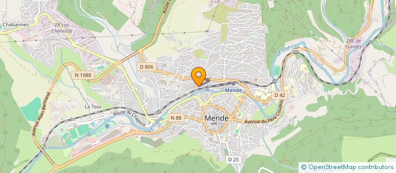 localisation de l'entreprise ASSOCIATION LOZERIENNE DE GESTION DE L'IMMOBILIER DE L'ENSEIGNEMENT CATHOLIQUE  MENDE