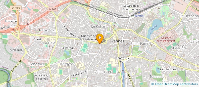 localisation de l'entreprise ASSOCIATION LUCIEN BUNEL à VANNES