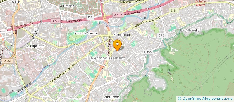 localisation de l'entreprise ASSOCIATION LUDO à MARSEILLE