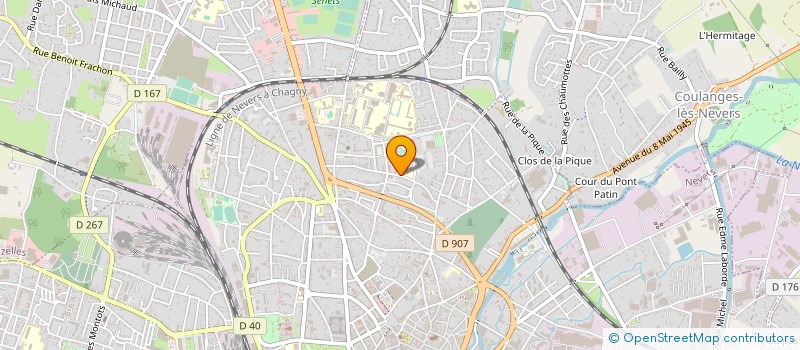 localisation de l'entreprise ASSOCIATION LUDO BANLAY à NEVERS