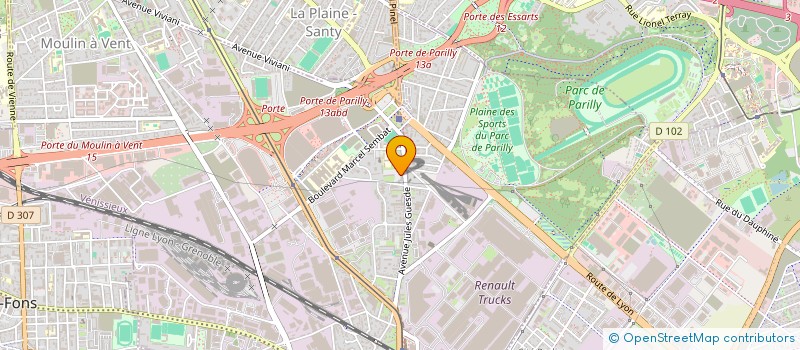 localisation de l'entreprise ASSOCIATION LUDO'DANCE  VENISSIEUX