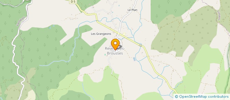 localisation de l'entreprise ASSOCIATION LUDOBROUSSE  REVEST-DES-BROUSSES