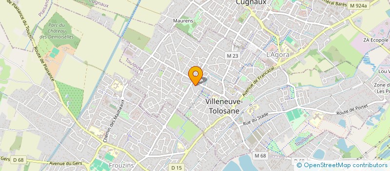 localisation de l'entreprise ASSOCIATION LUDOTOLO31 à VILLENEUVE-TOLOSANE