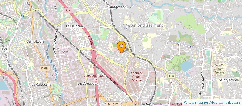 localisation de l'entreprise ASSOCIATION LUEUR D'ESPOIR POUR LES COEURS à MARSEILLE