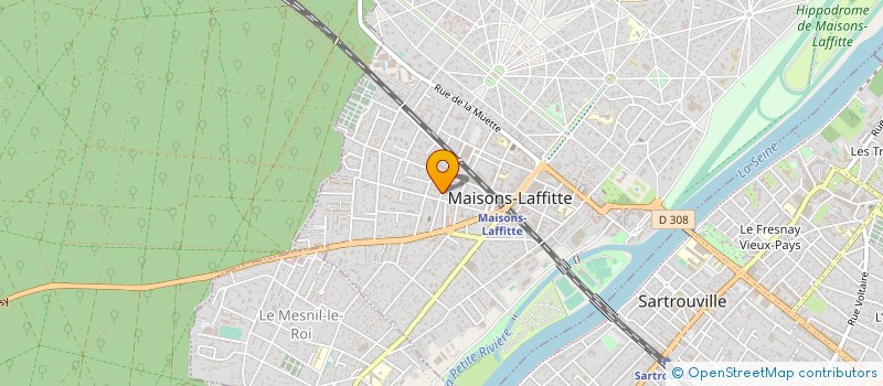 localisation de l'entreprise ASSOCIATION LUIGI CASTIGLIONI à MAISONS-LAFFITTE