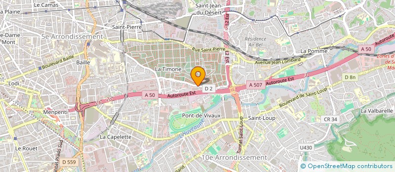 localisation de l'entreprise ASSOCIATION LUMICOM à MARSEILLE