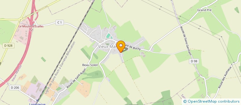 localisation de l'entreprise ASSOCIATION LUMIERE  VIEUX-MANOIR