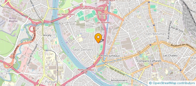 localisation de l'entreprise ASSOCIATION LUNARES à TOULOUSE