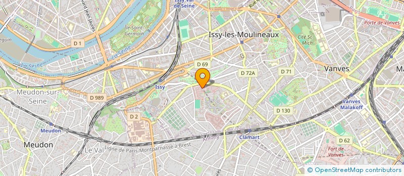 localisation de l'entreprise ASSOCIATION LUX AETERNA à ISSY-LES-MOULINEAUX