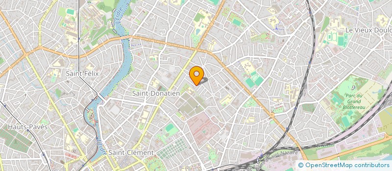 localisation de l'entreprise ASSOCIATION LVP  NANTES