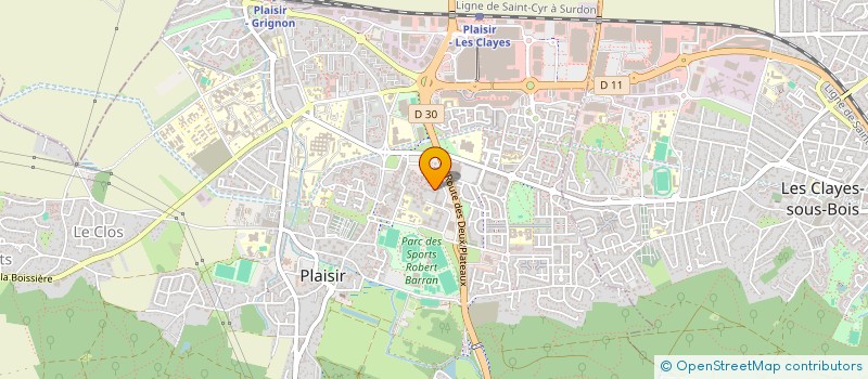 localisation de l'entreprise ASSOCIATION LY MOUSSA à PLAISIR