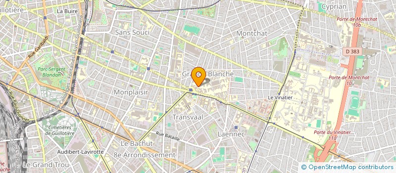 localisation de l'entreprise ASSOCIATION LYON ORL FORMATION ( ALOF)  LYON