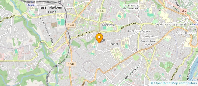 localisation de l'entreprise ASSOCIATION LYONNAISE DE FOOTBALL AUSTRALIEN LIONS à LYON