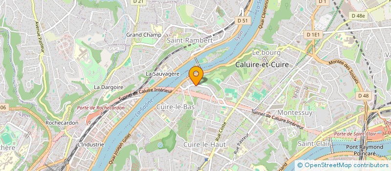 localisation de l'entreprise ASSOCIATION LYONNAISE DE GESTION D'ETABLISSEMENTS POUR PERSONNES DEFICIENTES  CALUIRE-ET-CUIRE