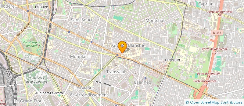 localisation de l'entreprise ASSOCIATION LYONNAISE POUR L'ETUDE DE L'IMMUNO-DERMATOLOGIE  LYON