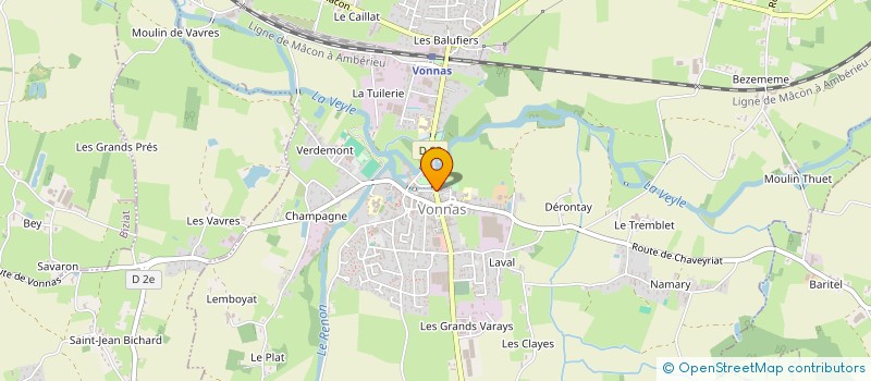 localisation de l'entreprise ASSOCIATION LYRIQUEMENT VOTRE  VONNAS