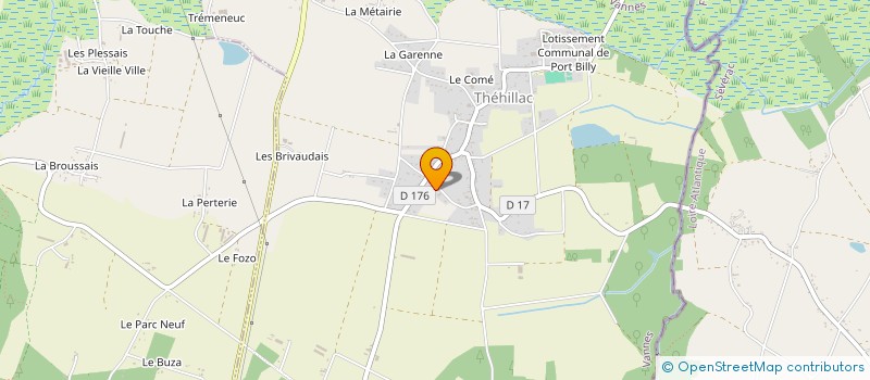 localisation de l'entreprise ASSOCIATION LYV'N'KO CABARET  THEHILLAC