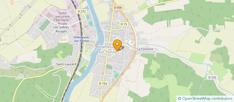 localisation de l'entreprise ASSOCIATION M.A.M LES PETITS BOUTS  VILLENEUVE-SUR-YONNE