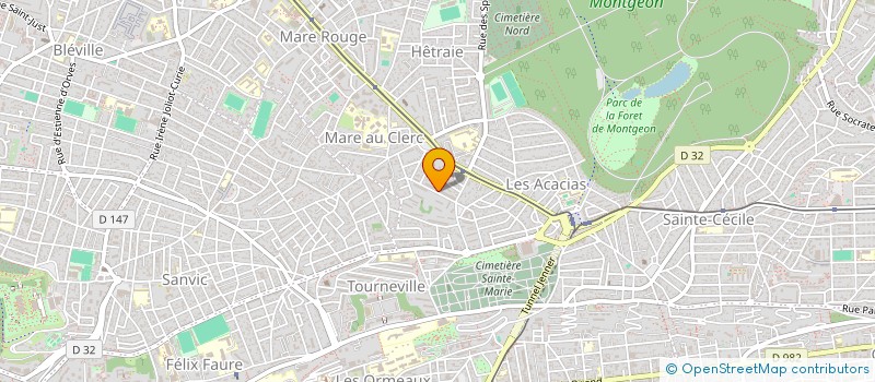 localisation de l'entreprise ASSOCIATION M.G FOMDATION  LE HAVRE