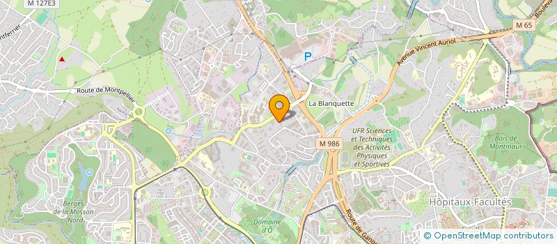 localisation de l'entreprise ASSOCIATION M LA CERAMIQUE à MONTPELLIER