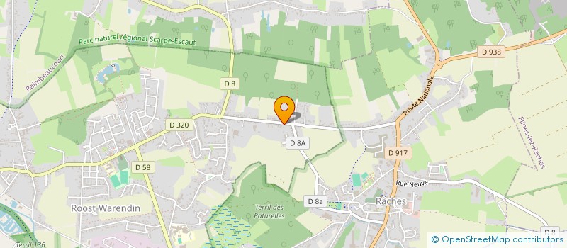 localisation de l'entreprise ASSOCIATION MA FAMILLE D'ABORD  ROOST-WARENDIN