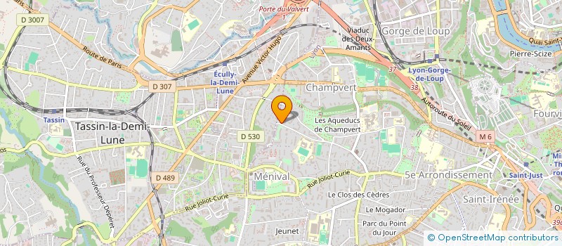 localisation de l'entreprise ASSOCIATION MA MAISON à LYON