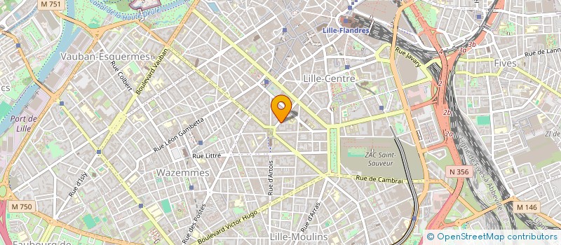 localisation de l'entreprise ASSOCIATION MA MER'VEILLE à LILLE