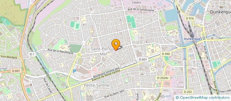 localisation de l'entreprise ASSOCIATION MA REVOLUTION à DUNKERQUE