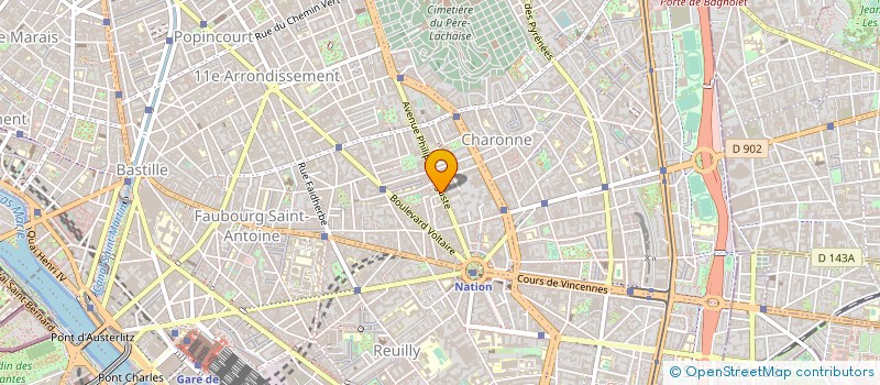 localisation de l'entreprise ASSOCIATION MAAVAR à PARIS