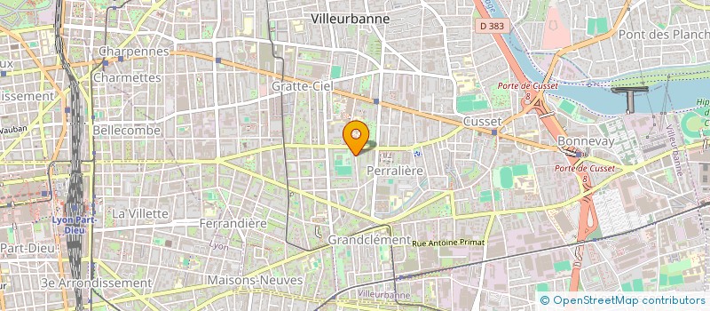 localisation de l'entreprise ASSOCIATION MABAKOLY  VILLEURBANNE