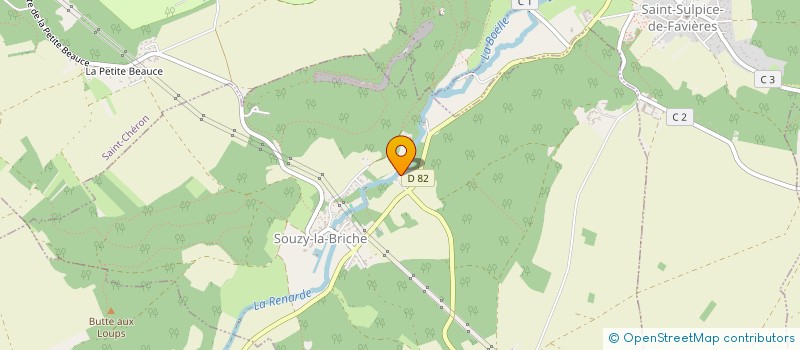 localisation de l'entreprise ASSOCIATION MADAME DE L ETANG  SOUZY-LA-BRICHE