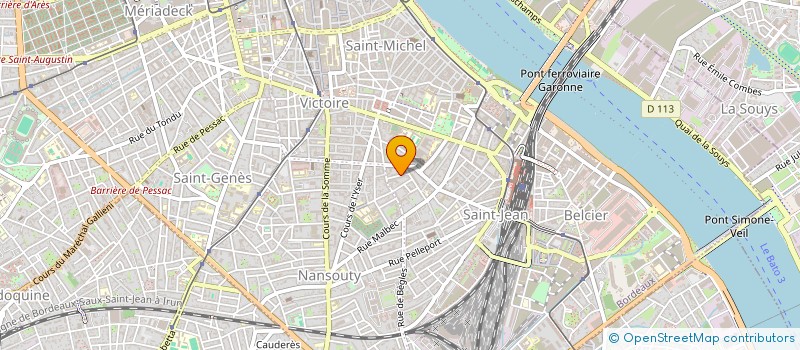 localisation de l'entreprise ASSOCIATION MADAME LEO  BORDEAUX