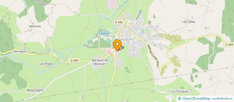 localisation de l'entreprise ASSOCIATION MADE IN GEVAUDAN à SAUGUES